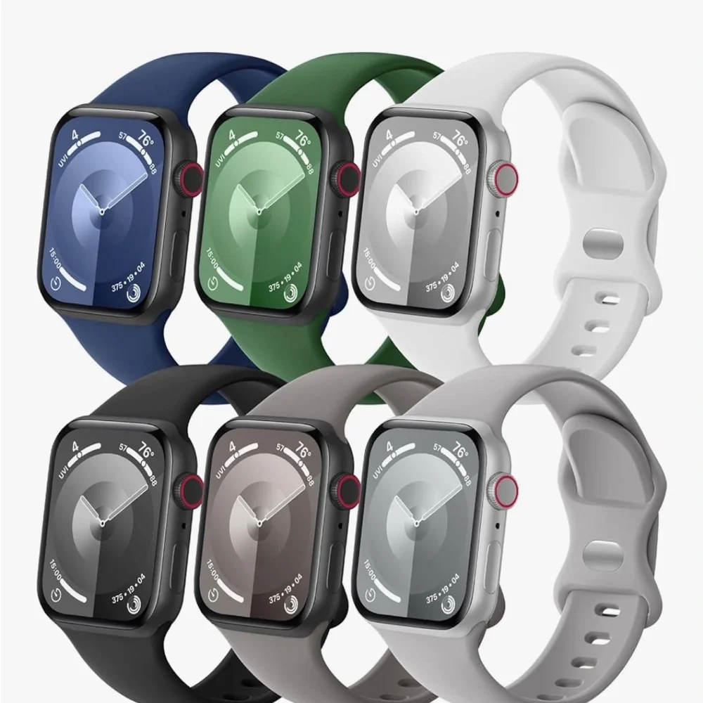 Apple Watch Bands Set of 6 silicone